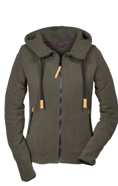 Damen Hoodie , Damen Fleecejacke , Jägerin Fleecejacke , Hoodie , Warme Fleecejacke